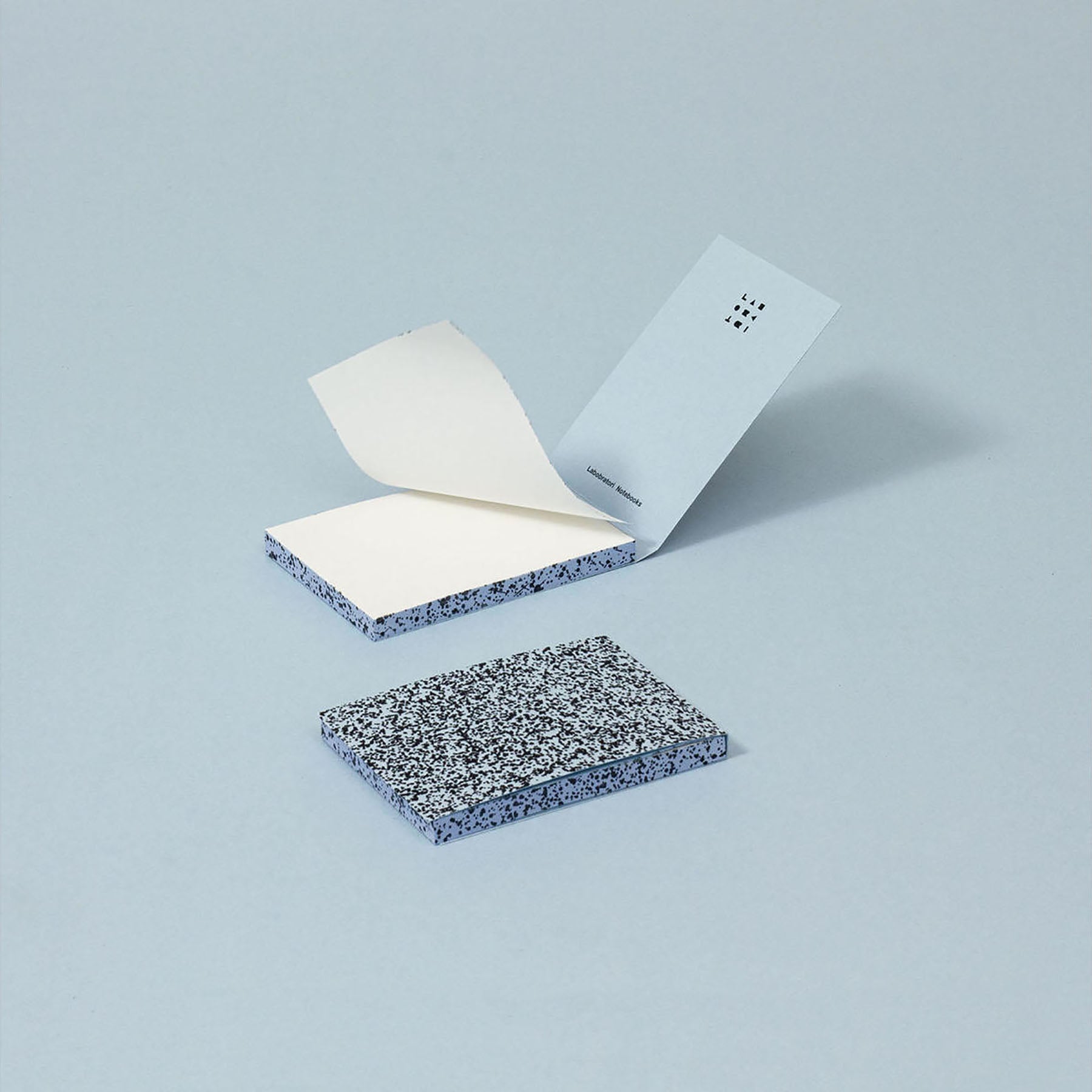 Spray Splash Memo Pad A7 – Blue, LABOBRATORI, stationery design