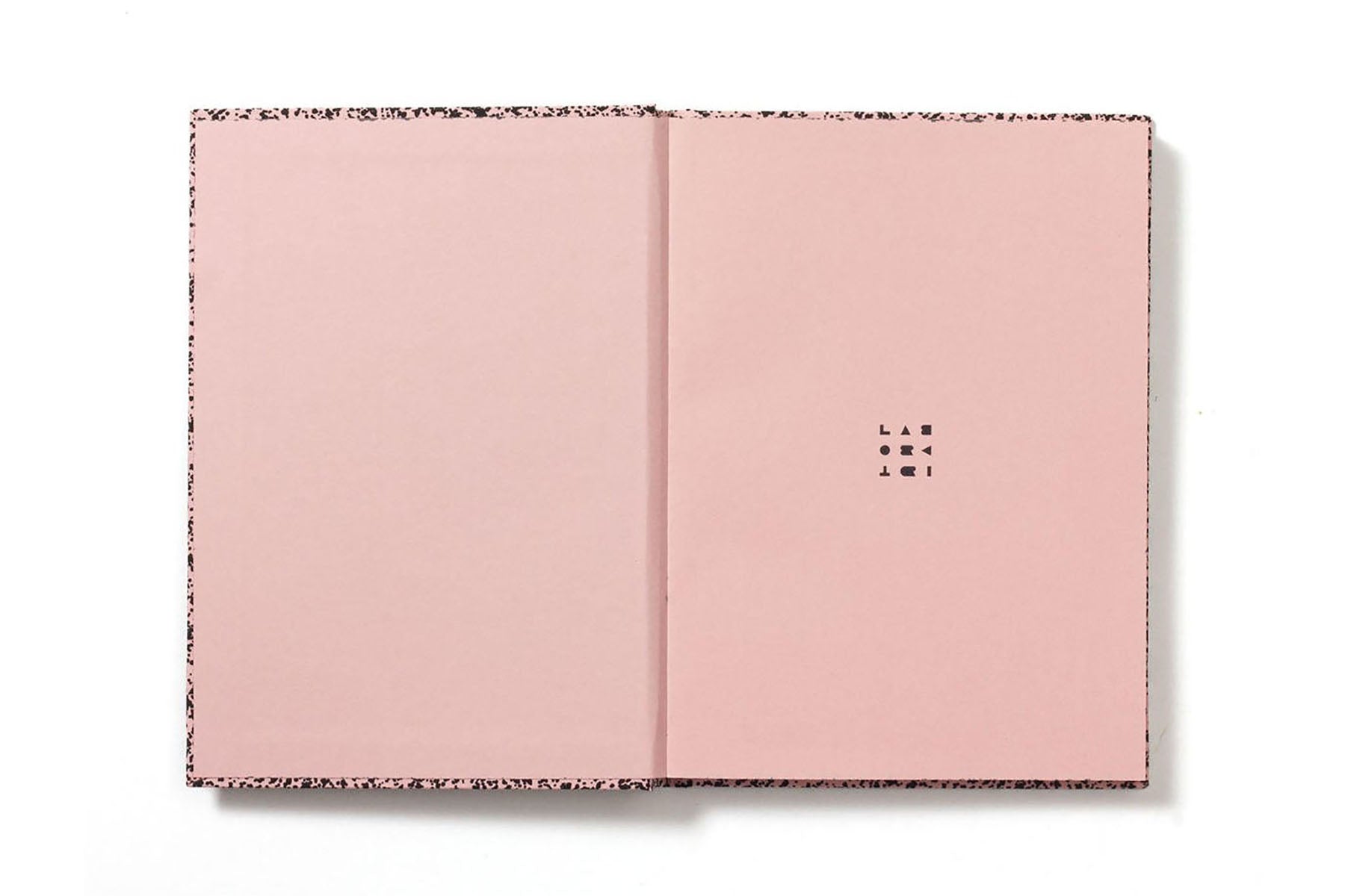 Spray Splash Notebook Hardcover – Pink, LABOBRATORI, stationery design