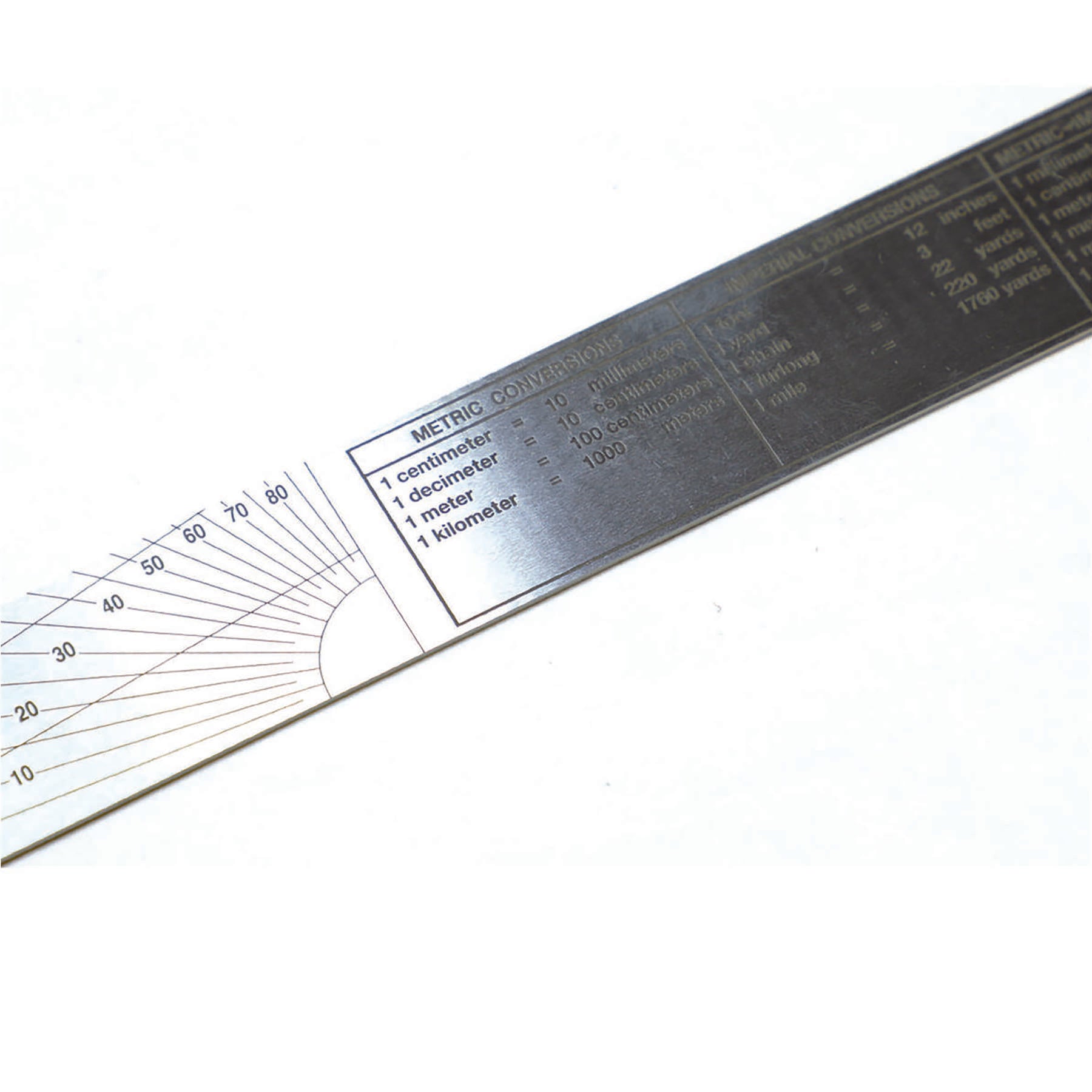 Steel ruler, Penco, stationery design