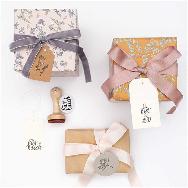 Wooden stamp – Cherry Blossom, Rico Design, Stationery design