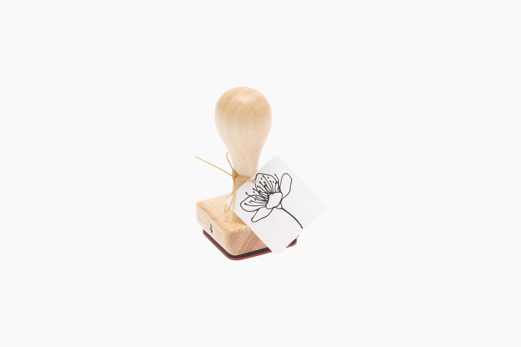 Wooden stamp – Cherry Blossom, Rico Design, Stationery design