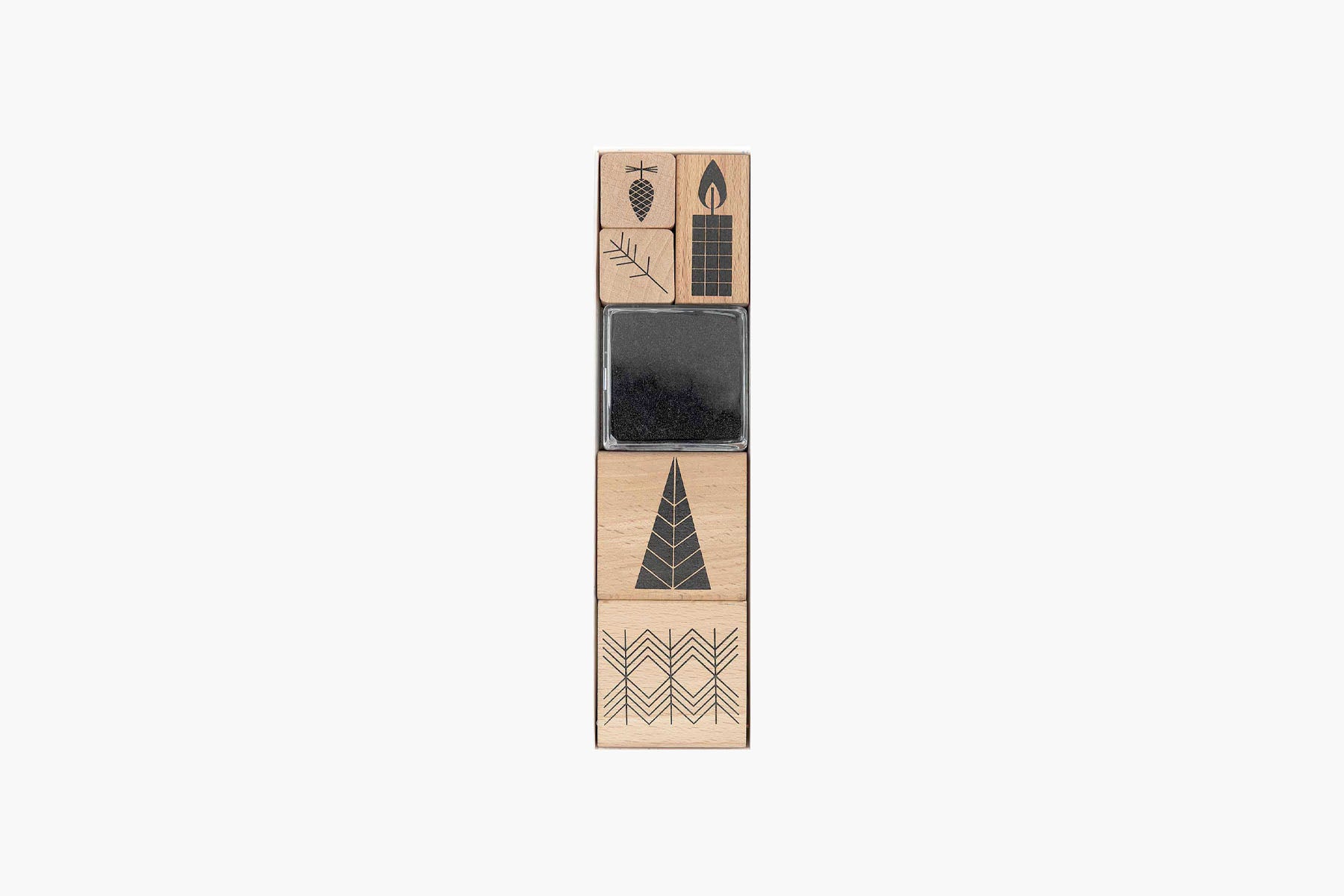 Set of wooden stamps – Xmas is in the air, Rico Design, stationery design