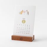 Midori Stand Calendar 2026 – cat, Midori, stationery design