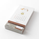 Midori Stand Calendar 2026 – cat, Midori, stationery design