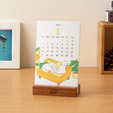 Midori Stand Calendar 2026 – dog, Midori, stationery design