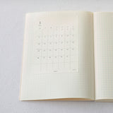 MD Diary Sticker S 2026, Midori, stationery design