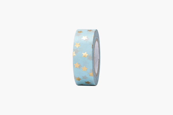 Masking Tape – Blue with Gold Stars, Rico design, stationery design