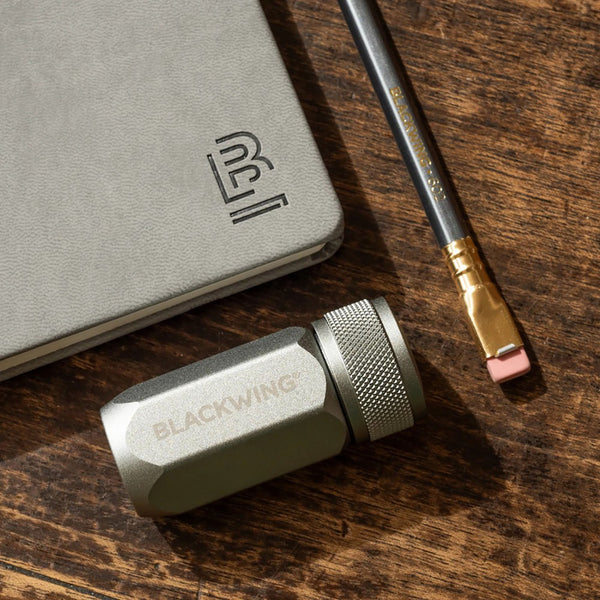Blackwing Sharpener One-Step Long Point – Grey, Blackwing, stationery design