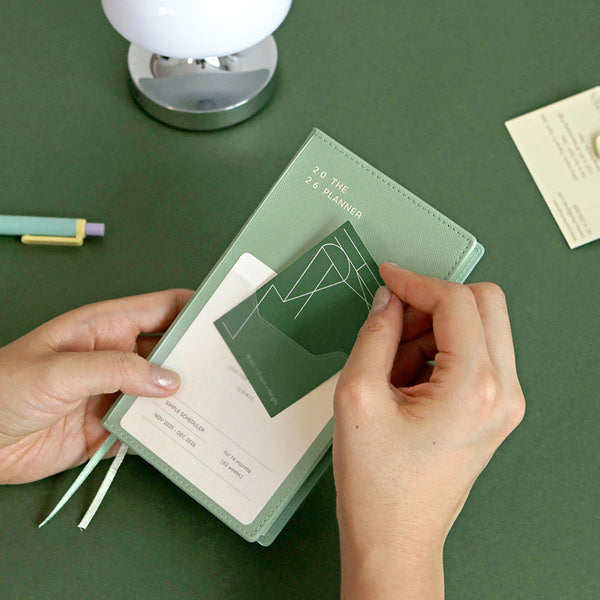 Calendar 2026 The Planner S Mint, ICONIC, stationery design