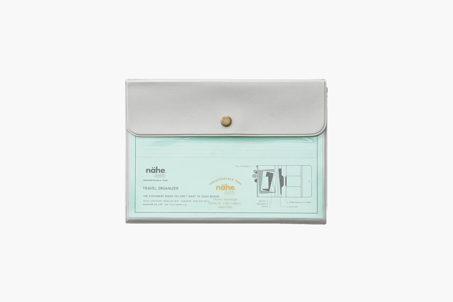Travel organizer – Ivory, nähe, stationery design