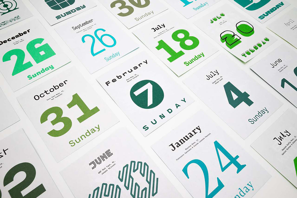 Typodarium 2027 Calendar