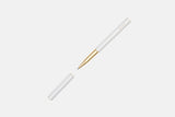 ystudio Brass Rollerball Pen - White, ystudio, stationery design