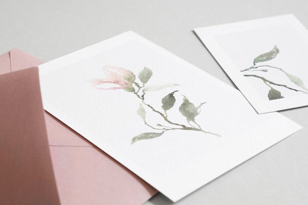 Greeting Card – Magnolia, muska, greeting card, decoration card, flower card, stationery store, designer office supplies
