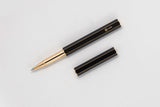 ystudio Brass Rollerball Pen - Black, ystudio, designer's stationery, home office