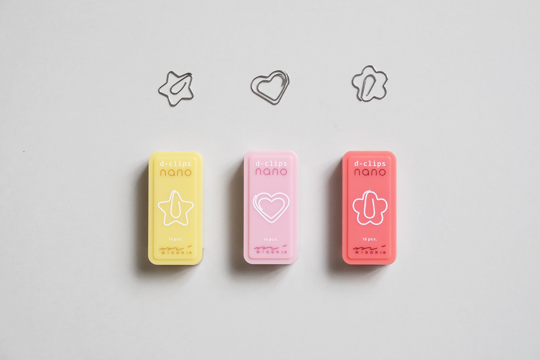Midori D-Clips Nano Paperclips, Midori, home office, stationery