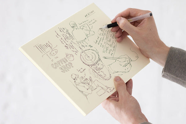 Midori MD Paper Pad, A4 – Plain, Midori, stationery design, home office