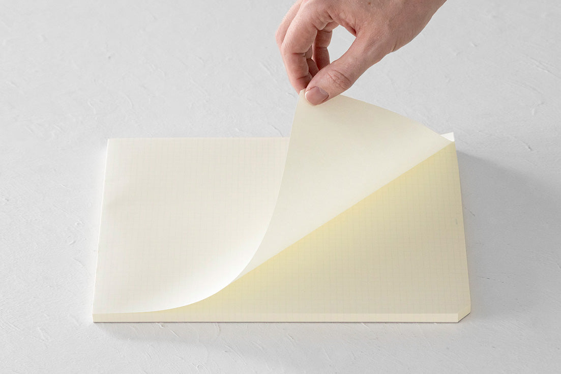 Midori MD Paper Pad, A4 – Grid, Midori, stationery design, home office