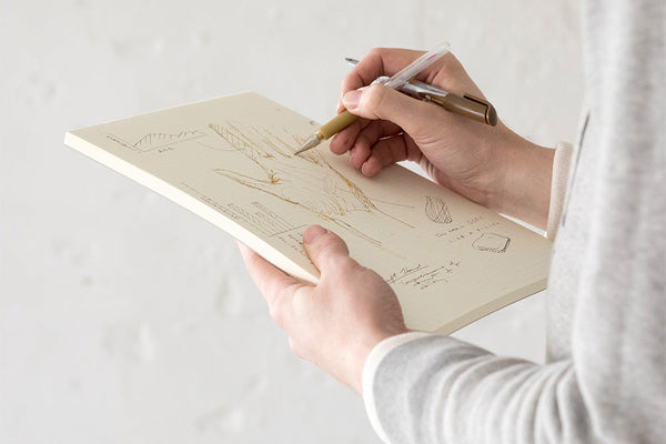 Midori MD Paper Pad, A4 – Grid, Midori, stationery design, home office