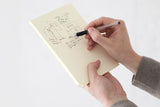 Midori MD Paper Pad, A5 – Plain, Midori, stationery design, home office