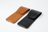 Leather Pen & Pencil Pouch – Cognac, Hugbag, Stationery design, Minimalist office