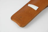 Leather Pen & Pencil Pouch – Cognac, Hugbag, Stationery design, Minimalist office