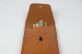 Leather Pen & Pencil Pouch – Cognac, Hugbag, Stationery design, Minimalist office