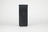 Leather Pen & Pencil Pouch – Black, Hugbag, Stationery design, Minimalist office
