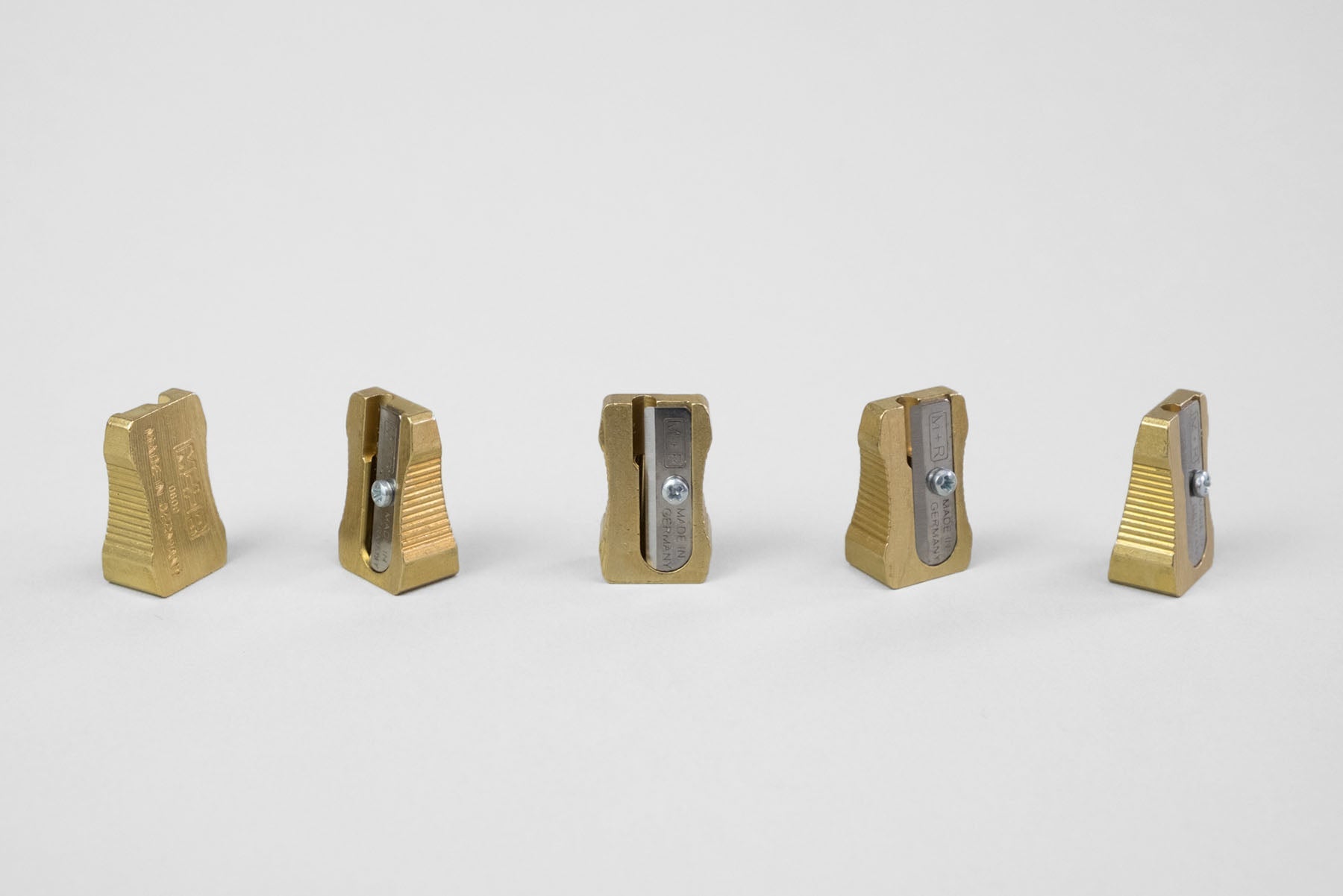 M+R Brass Pencil Sharpener, Möbius + Ruppert, home office