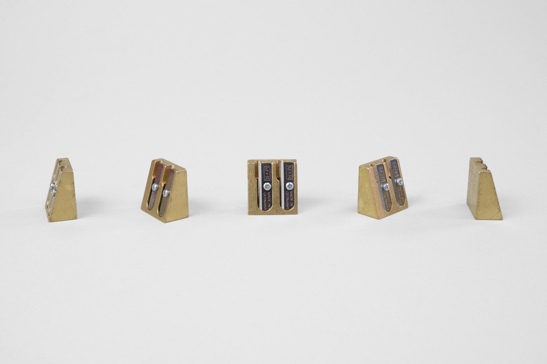 M+R Brass Pencil Sharpener, Möbius + Ruppert, home office