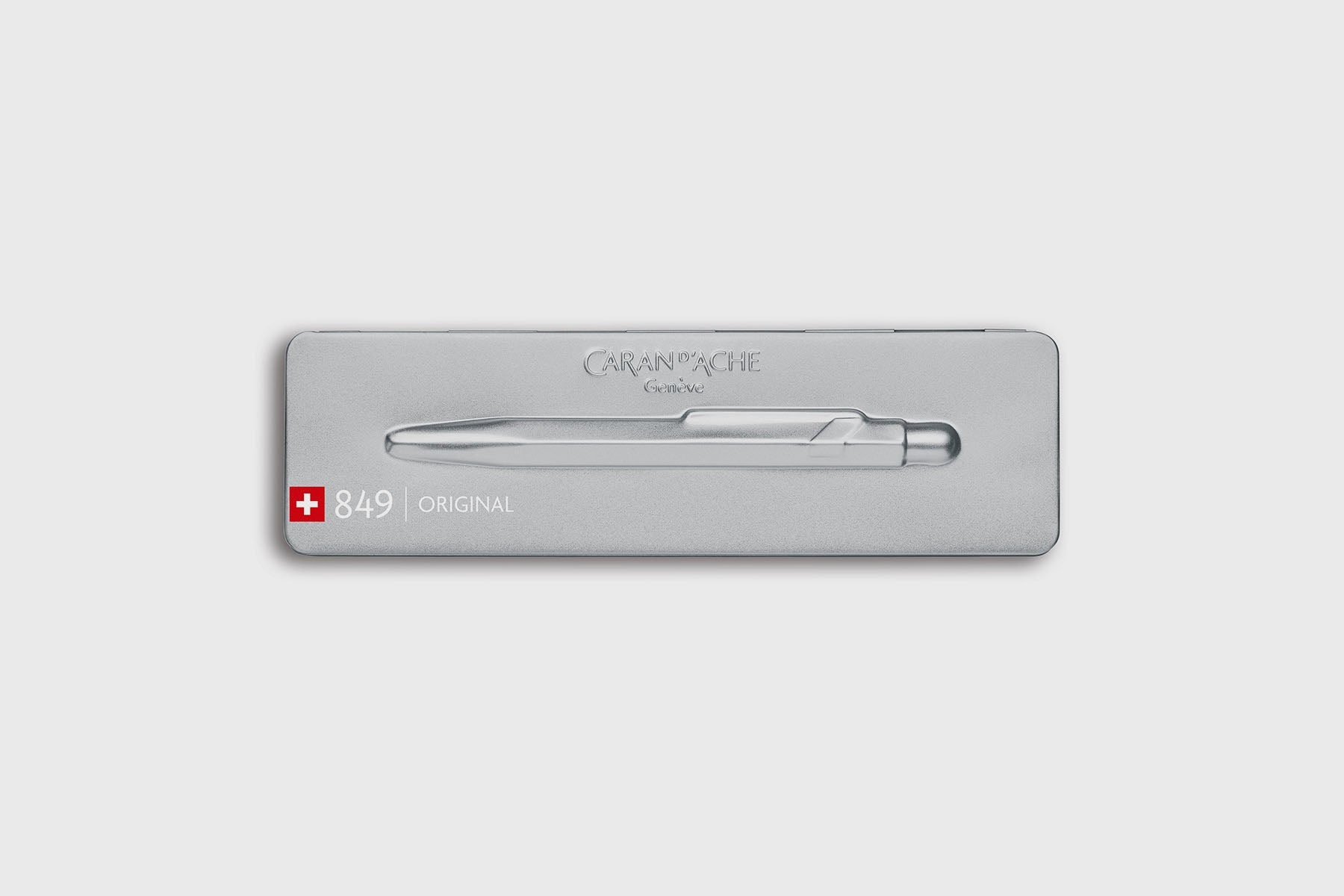 Caran d’Ache 849 Aluminium Ballpoint Pen – Original Caran d'Ache, home office, designer's stationery