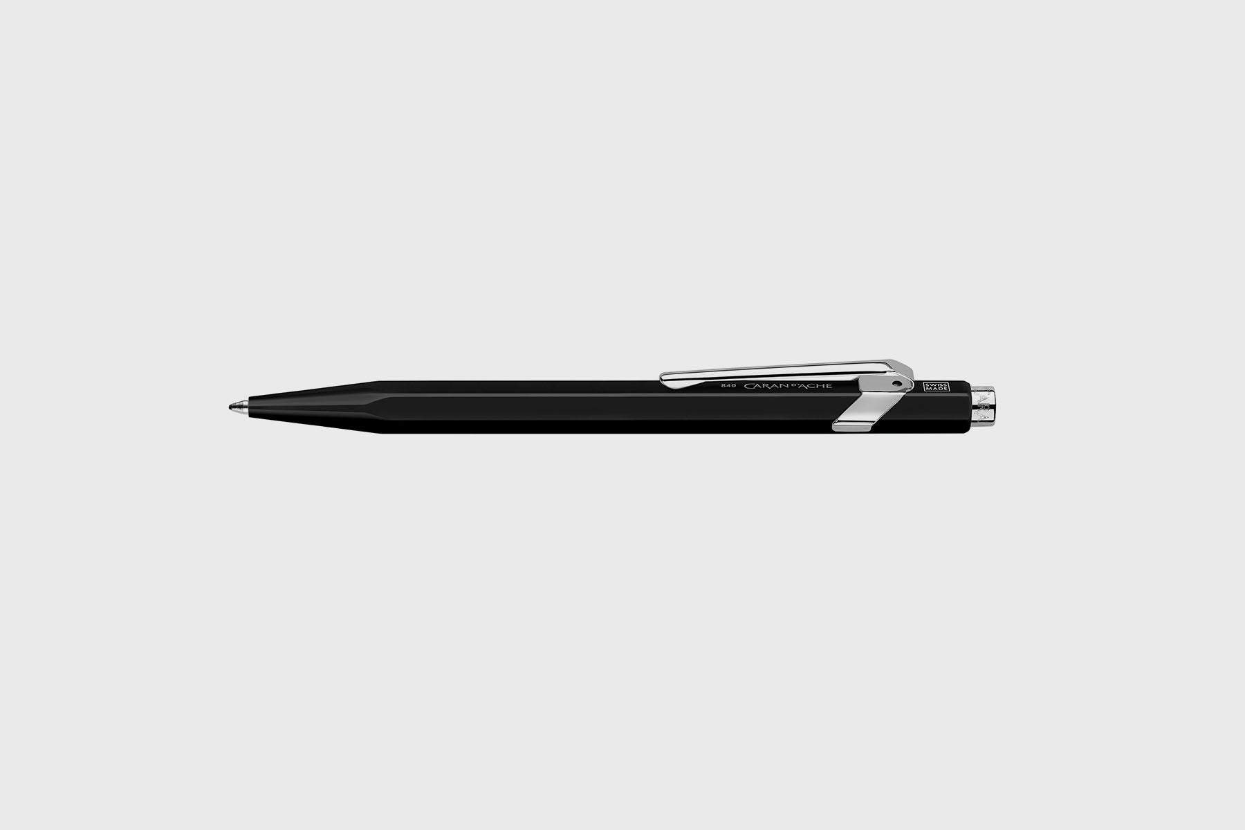 Caran d’Ache 849 Aluminium Ballpoint Pen – Matt Black, Caran d'Ache, home office, designer's stationery