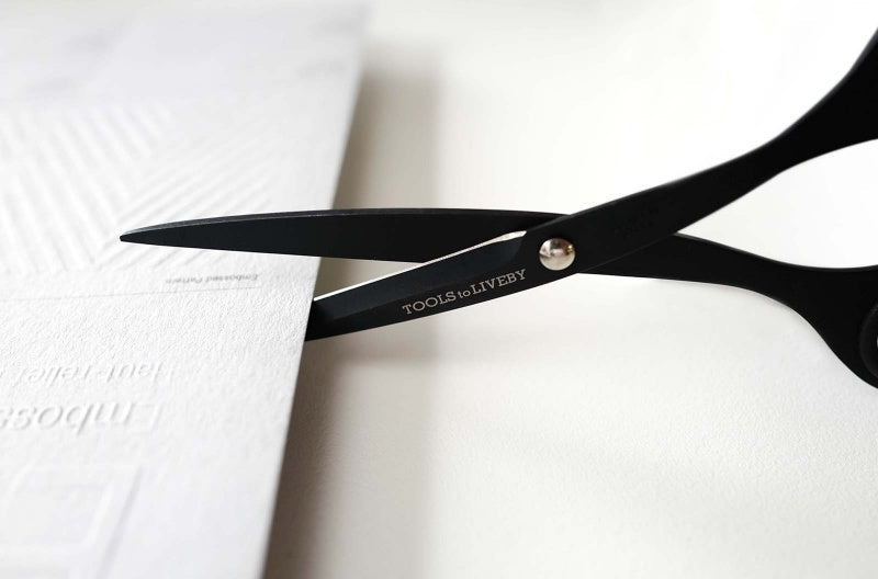6.5” Scissors – Black, Tools to liveby, stationery design, home office