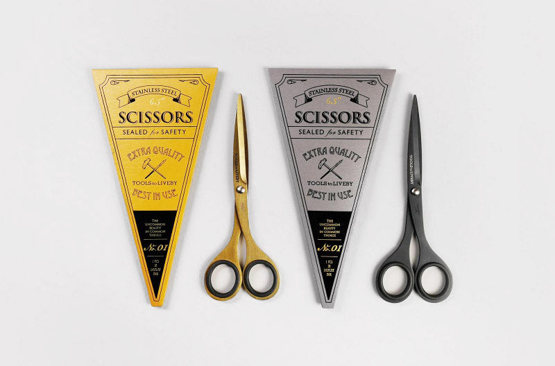6.5” Scissors – Gold, Tools to liveby, stationery design, home office