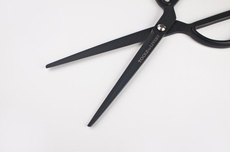 8” Scissors – Black, Tools to liveby, stationery design, home office