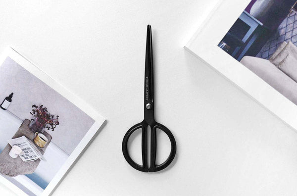 8” Scissors – Black, Tools to liveby, stationery design, home office