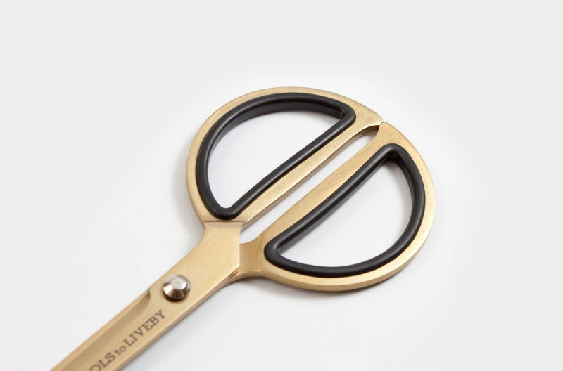8” Scissors – Gold, Tools to liveby, stationery design, home office