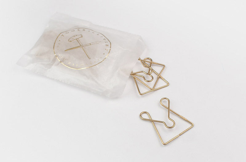 Brass Paper Clips – 1900 McGill, Tools to liveby, stationery design, home office