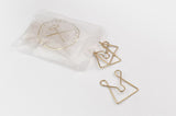 Brass Paper Clips – 1900 McGill, Tools to liveby, stationery design, home office