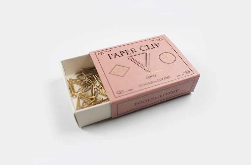 Brass Paper Clips – 1904 Weis, Tools to liveby, stationery design, home office