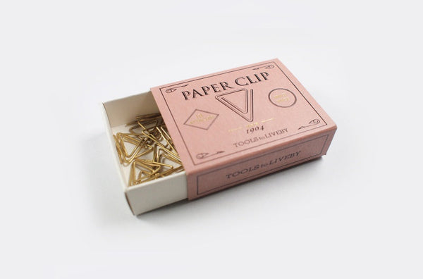 Brass Paper Clips – 1904 Weis, Tools to liveby, stationery design, home office