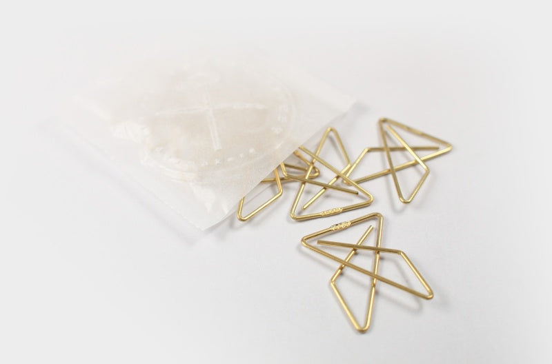 Brass Paper Clips – 1902 Ideal, Tools to liveby, stationery design, home office