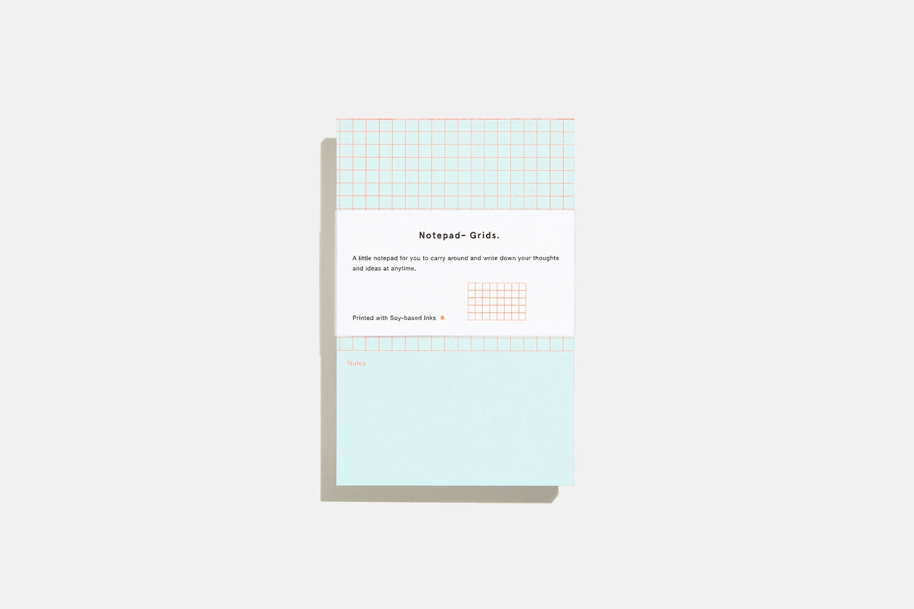 Mini Detachable Sheets Notepad – Blue, Before Breakfast, stationery, home office