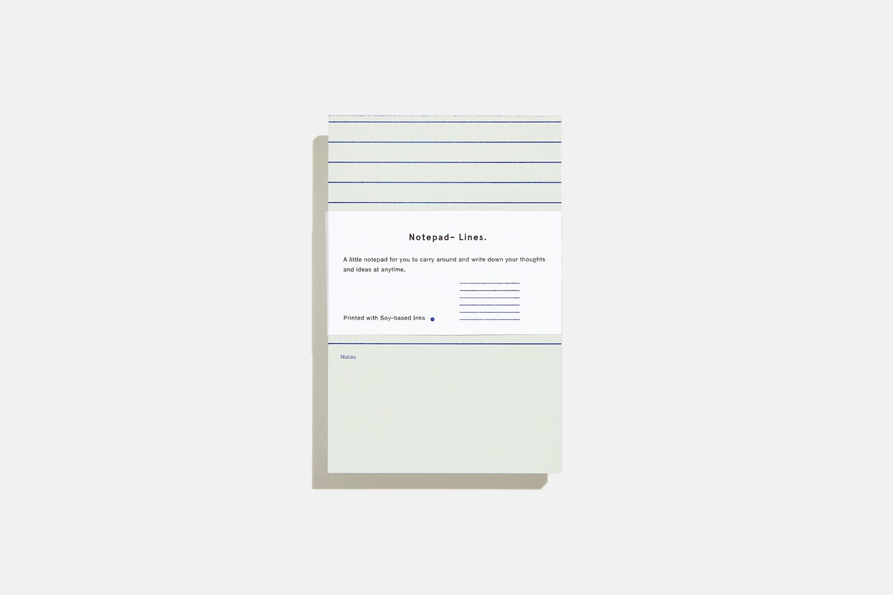 Mini Detachable Sheets Notepad – Gray, Before Breakfast, stationery, home office