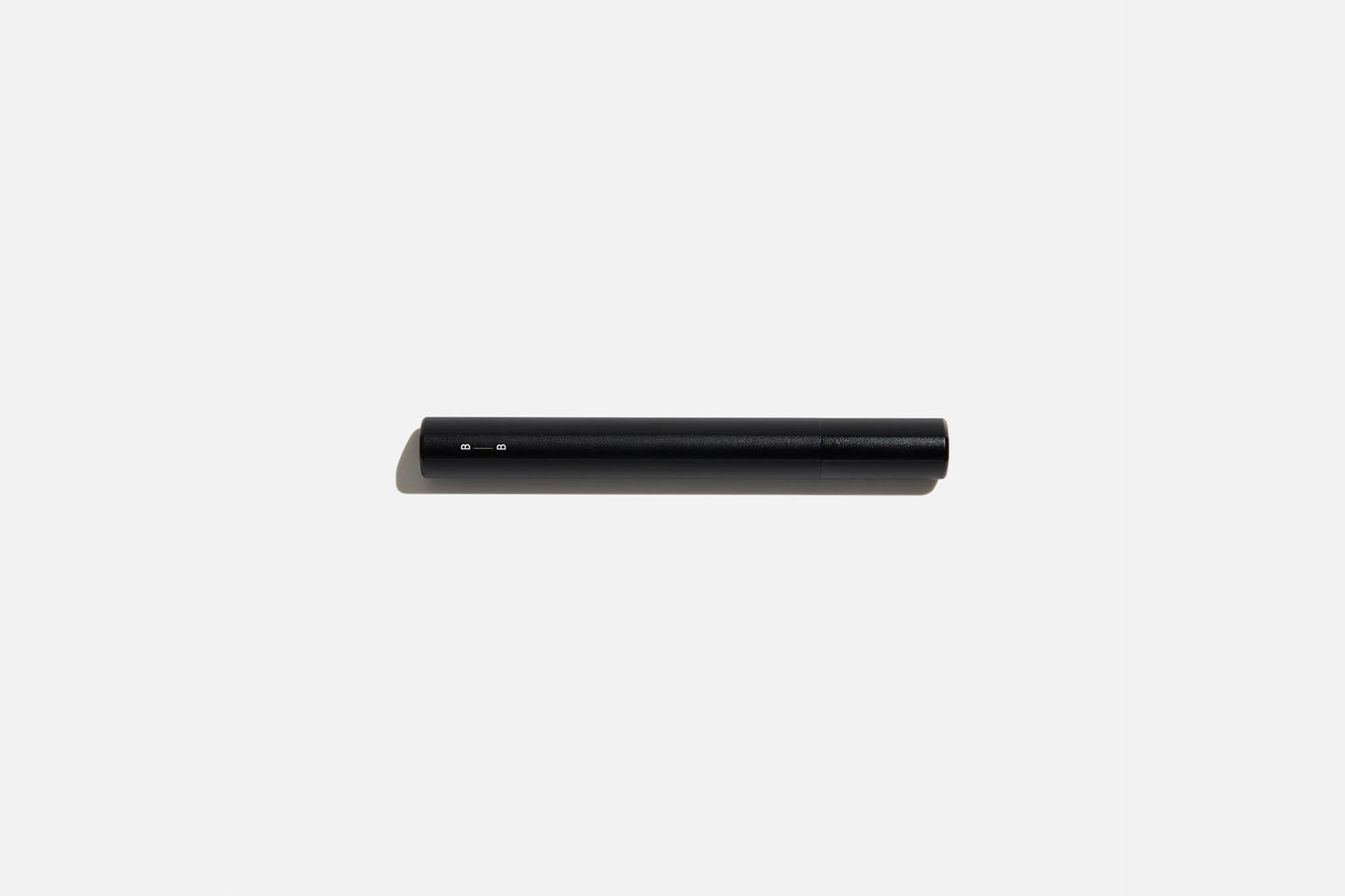 Onigiri Aluminium Rollerball Pen with Magnetic Cap – Black, before breakfast, home office, designer's stationery
