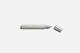 Onigiri Aluminium Rollerball Pen with Magnetic Cap – Silver, before breakfast, home office, designer's stationery