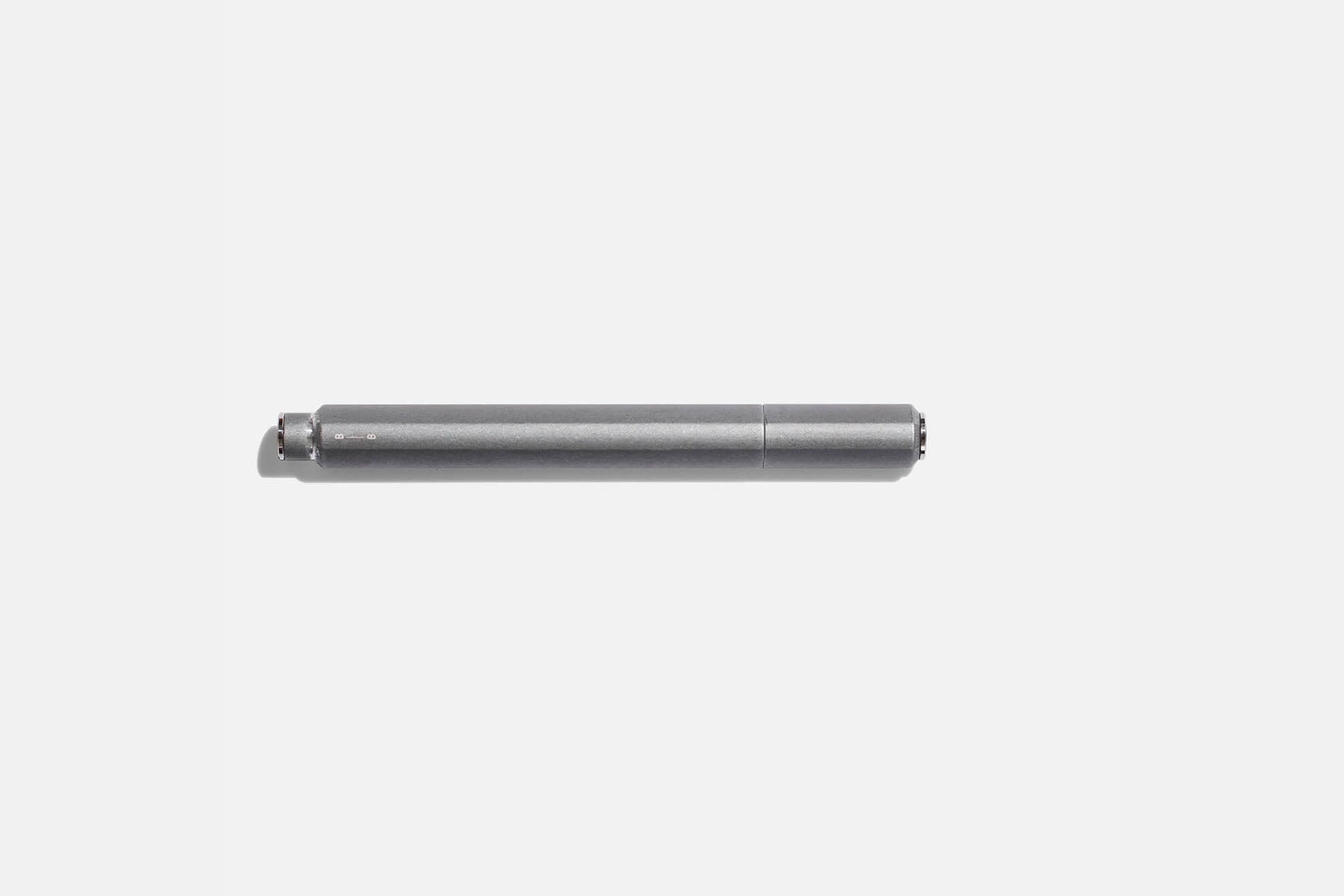 Aluminium Rollerball Pen with Magnetic Cap – Grey, before breakfast, home office, designer's stationery