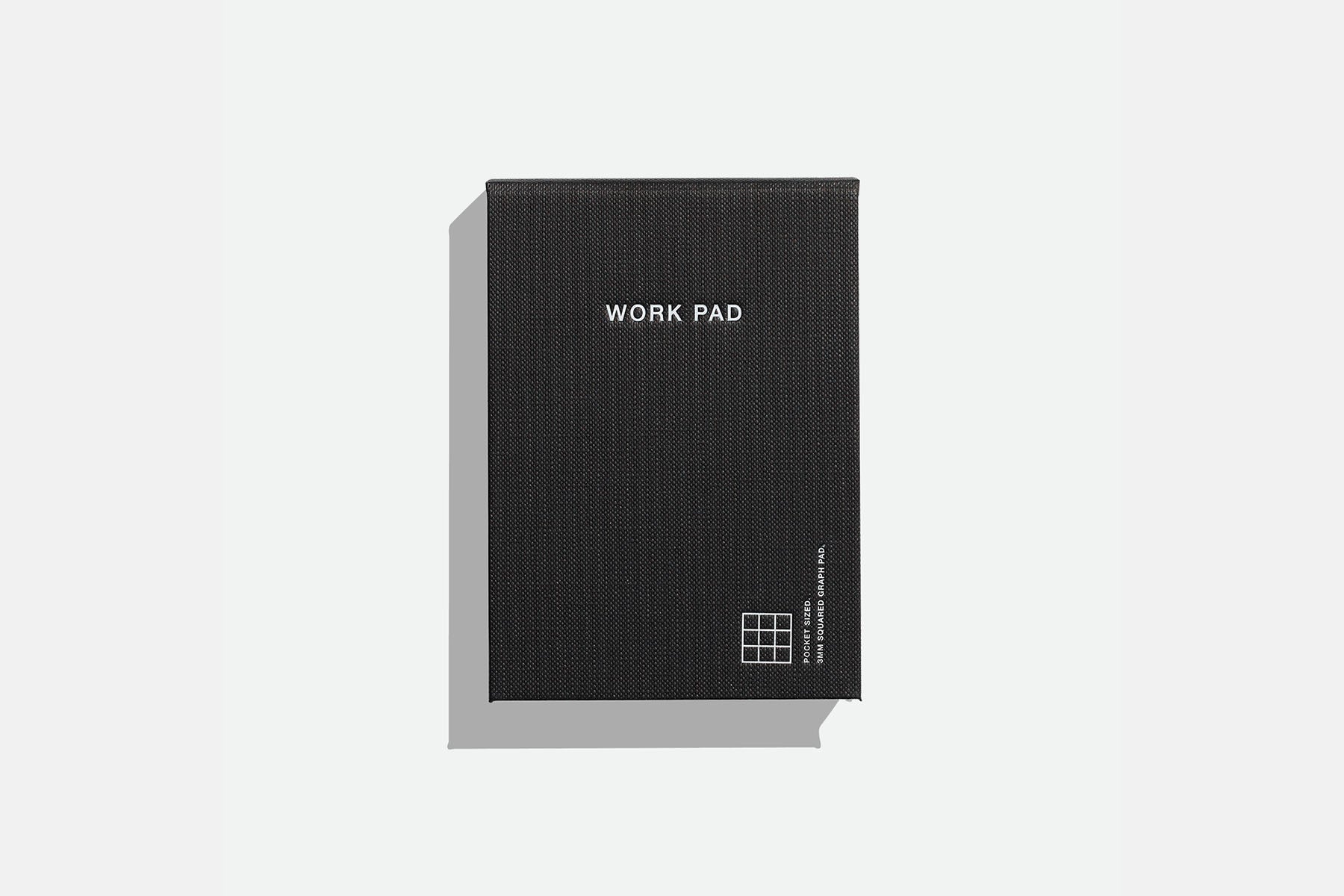 Detachable Sheets Work Pad – Black, Before Breakfast. home office, stationery design
