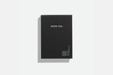 Detachable Sheets Work Pad – Black, Before Breakfast. home office, stationery design