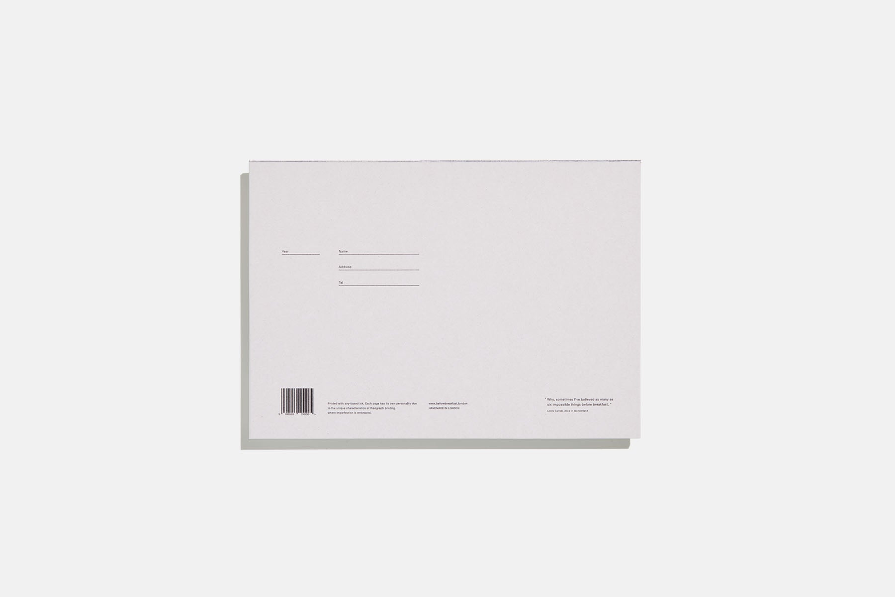 Desktop Detachable Sheets Notepad - Gray, Before Breakfast, home office, stationery design