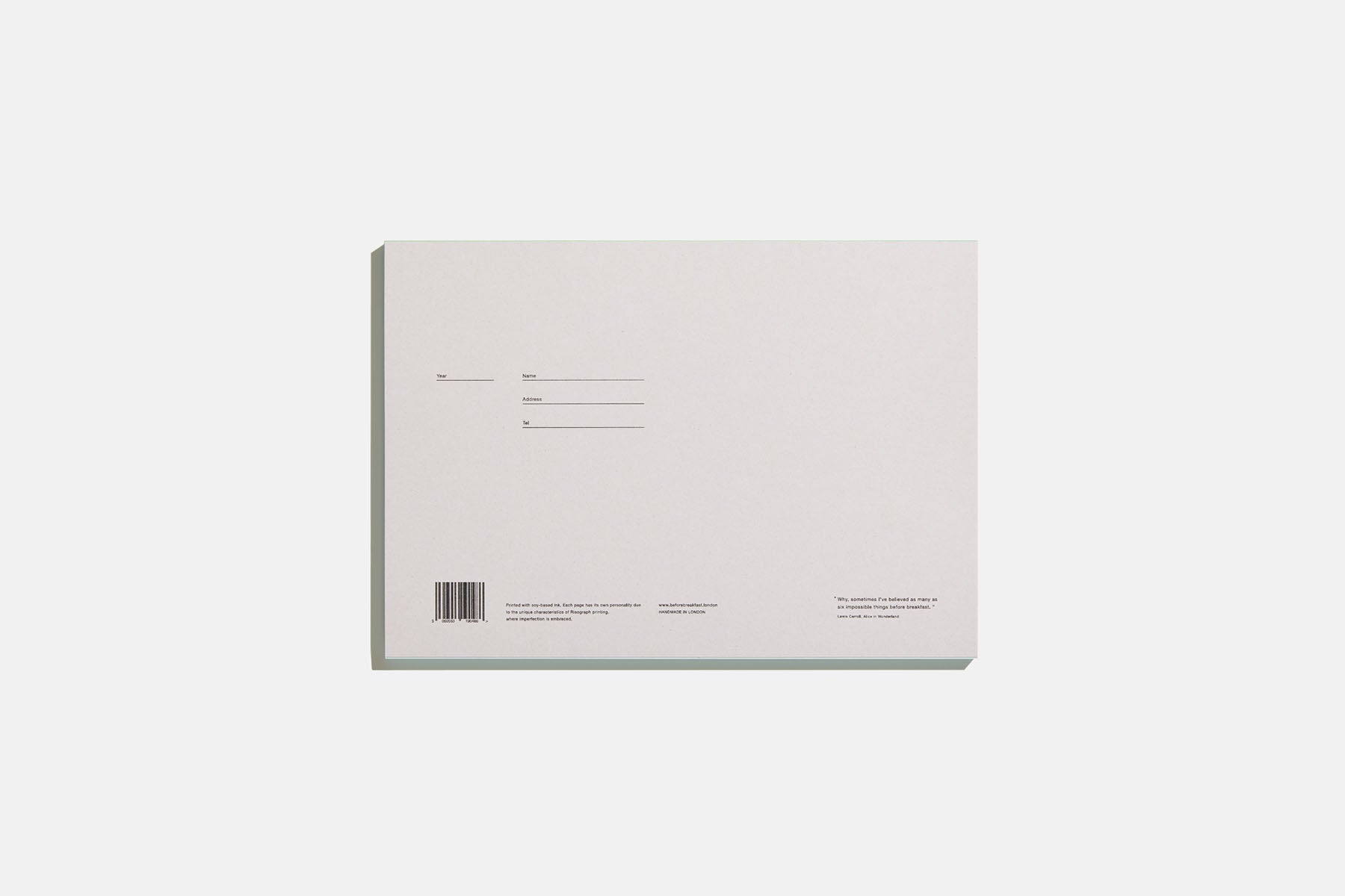 Desktop Detachable Sheets Notepad - Blue, Before Breakfast, home office, stationery design
